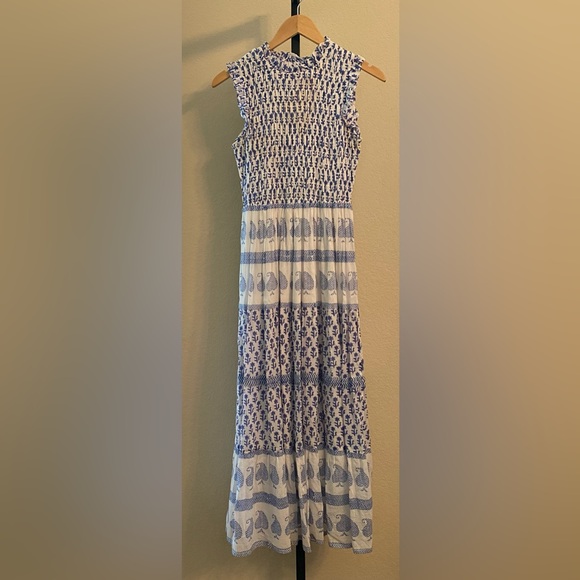 Oliphant Dresses & Skirts - Oliphant Sleeveless Small Smocked Maxi Dress